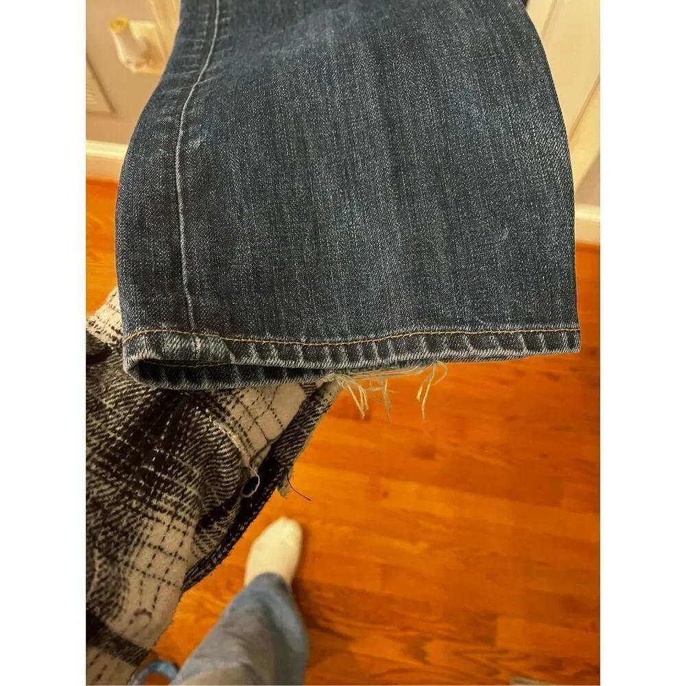 Rag & Bone RB 15X Slim Straight Tailored Workwear Button Fly Jeans sz 33